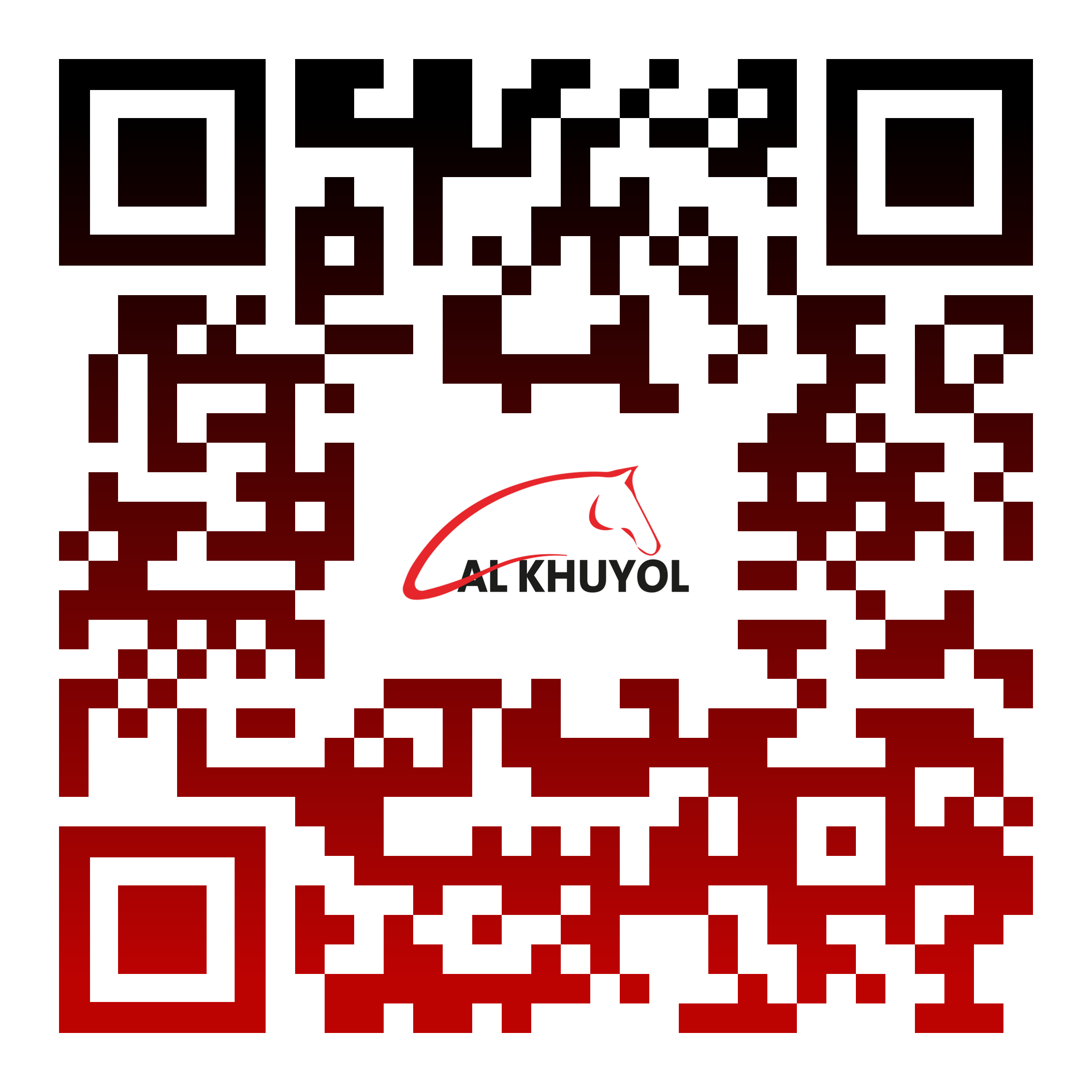 Al Khuyol website QR code